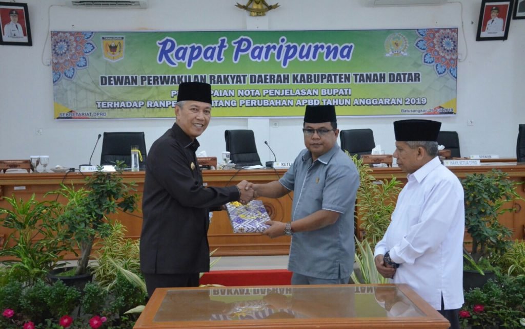 Disepakati APBD Perubahan Tanah Datar 2019 Meningkat Rp19 Miliar